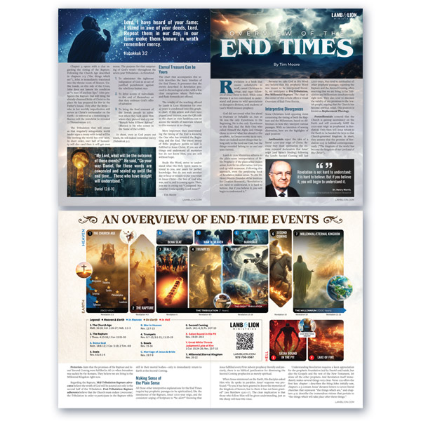 An Overview of End-Time Events Bi-Fold Chart